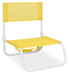 Krzesełko turystyczne składane DARON żółte