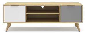 Szafka pod TV z drewna sosnowego 140x53 cm Elfa – Marckeric