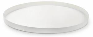 Dekoracyjna taca CIRVIA Ø31,5 cm, biała