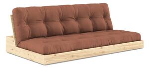 Ceglasta rozkładana sofa 196 cm Base – Karup Design