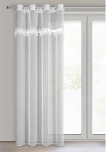 Firana gotowa EUROFIRANY Kiara 140 x 250 cm BiaÅy