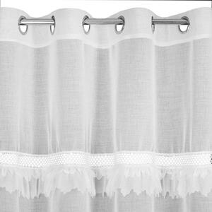 Firana gotowa EUROFIRANY Kiara 140 x 250 cm BiaÅy
