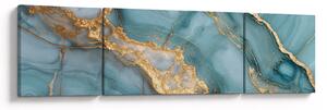Obraz - Turkusowy marmur (170x50 cm)