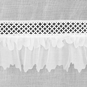 Firana gotowa EUROFIRANY Kiara 140 x 250 cm BiaÅy