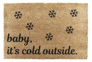 Wycieraczka ze świątecznym motywem z włókna kokosowego 40x60 cm Baby It's Cold Outside – Artsy Doormats