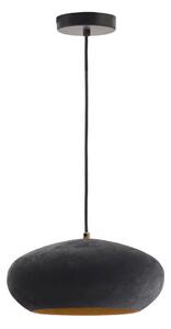 Czarna lampa wisząca z metalowym kloszem ø 30 cm Inda – Kave Home