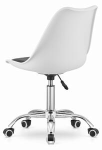 EMWOmeble Krzesło obrotowe ALBA 3330 biało-czarne 1szt