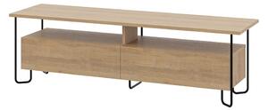 Szafka pod TV w dekorze dębu 150x45 cm Dilly – Marckeric