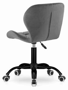 EMWOmeble Krzesło obrotowe szare NOTO 3672 / welur