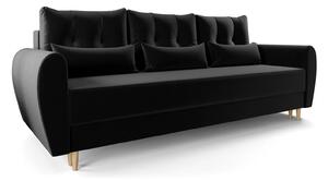 Czarna sofa rozkładana Z3-B11