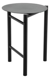 Czarny metalowy stołek Disc – Zone