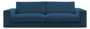 Ciemnoniebieska sztruksowa sofa 274 cm Leonard – Bobochic Paris