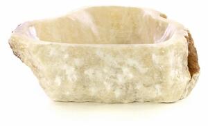 Umywalka z naturalnego kamienia onyksu - nablatowa