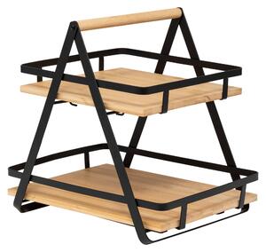 Póka stojca na blat kuchenny ORDERA, 2-poziomy, 30,5 x 22,5 x 29 cm
