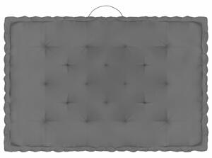 Poduszki na podłogę lub palety, 7 szt., antracytowe, bawełniane