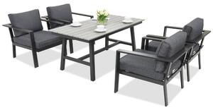 Meble ogrodowe aluminiowe Sydney Premium 4 Garden Point antracyt