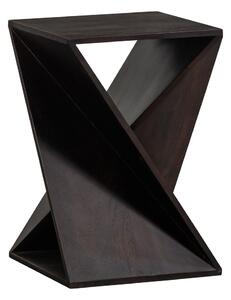 Stolik z litego drewna akacjowego 41x41 cm Ikem – WOOOD