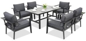 Meble ogrodowe aluminiowe Sydney Premium 6 Garden Point antracyt