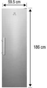 Lodówka ELECTROLUX LRT7ME39X 186cm Stal szlachetna