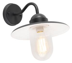 Rustykalna lampa ścienna zewnętrzna ciemnoszara IP44 - Kansas