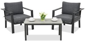 Meble ogrodowe aluminiowe Sydney Terrace Garden Point antracyt