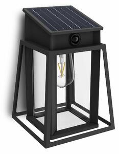 Philips Lysin UltraEfficient solarna oprawa LED zczujnikiem, czarna, 3,2 W, 500 lm, 4000 K