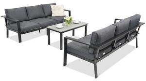 Meble ogrodowe aluminiowe Sydney Coffee Comfort 6 Garden Point antracyt