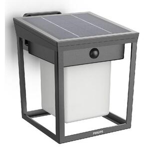 Philips Blaise UltraEfficient solarna oprawa LED,czujnik, antracyt, 1,5 W, 250/20 lm, 3000 K
