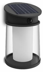 Philips Juda UltraEfficient solarna oprawa LED zczujnikiem, czarna, 3,2 W, 500 lm, 4000 K