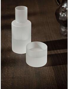 Ferm LIVING - Ripple Small Carafe Set Frosted ferm LIVING