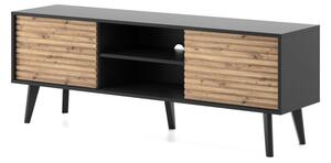Szafka pod telewizor WILLOW RTV-154 czarny/dąb artisan