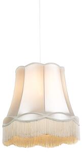 Wisząca lampa retro kremowa 45 cm - Granny