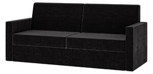 Sofa do półkotapczanu 160 cm Elegantia Czarny
