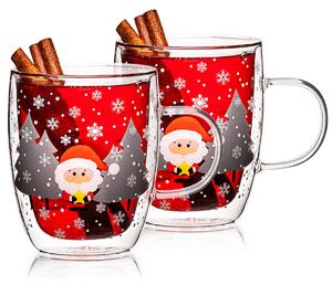 Szklanka termiczna Mug Santa Hot&Cool 270 ml, 2 szt