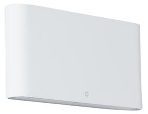 Lampa ścienna biała 17,5 cm z LED IP65 - Batt