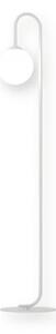 Lampa stojąca podłogowa nowoczesna biała kula stick 1xE14 10W FLOR Emibig