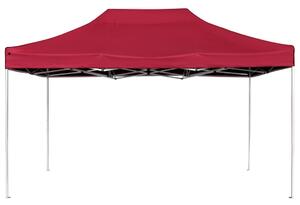 Profesjonalny, składany namiot imprezowy, 4,5 x 3 m, czerwony