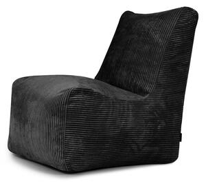 Czarny sztruksowy worek do siedzenia Seat Lounge – SLOWDOWN