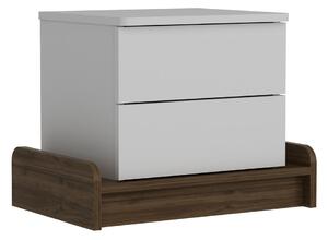 Biała szafka nocna Marina – Kalune Design