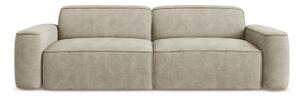 Beżowa sofa z tkaniny szenilowej 244 cm Omao – Makamii