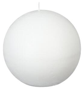 Świeca kula CANDLE BALL VANILLA 7,5 cm biała
