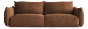 Rozkładana sofa w kolorze terakoty 230 cm Leila – Makamii