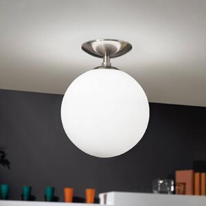 EGLO Lampa sufitowa Rondo, możliwość ściemniania, aluminiowy / szary / cynkowy, przedpokój, szkło, nowoczesny