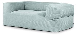 Miętowy sztruksowy worek do siedzenia Sofa MooG – SLOWDOWN