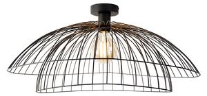Inteligentna lampa sufitowa czarna 60 cm w tym Wifi G95 - Pua