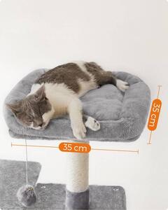 Stabilny drapak dla kota jasnoszary 143 cm