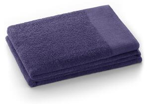 Fioletowy bawełniany ręcznik frotte 30x50 cm Amari – Restilo
