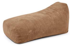 Brązowy sztruksowy worek do siedzenia Snug Long 140 – SLOWDOWN