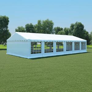 Namiot ogrodowy z PVC, 6 x 12 m, biały