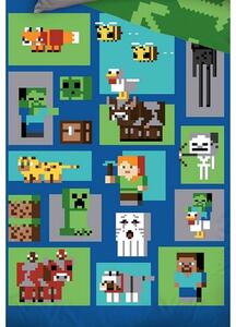 Pościel dziecięca Minecraft Figurka, 140 x 200 cm, 70 x 90 cm